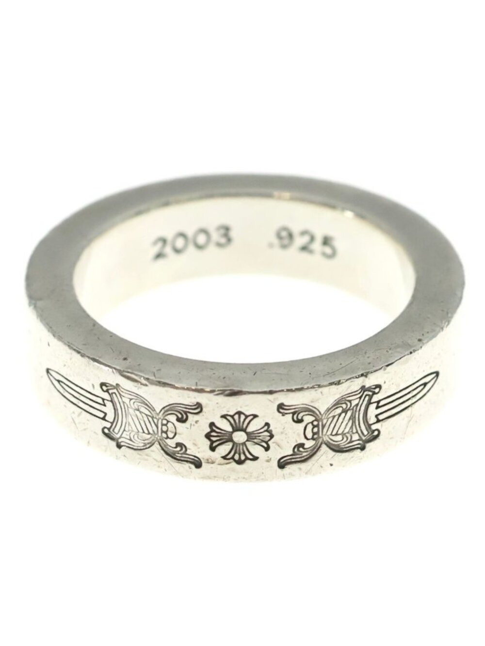 Chrome Hearts Spacer Dagger Ring Silver